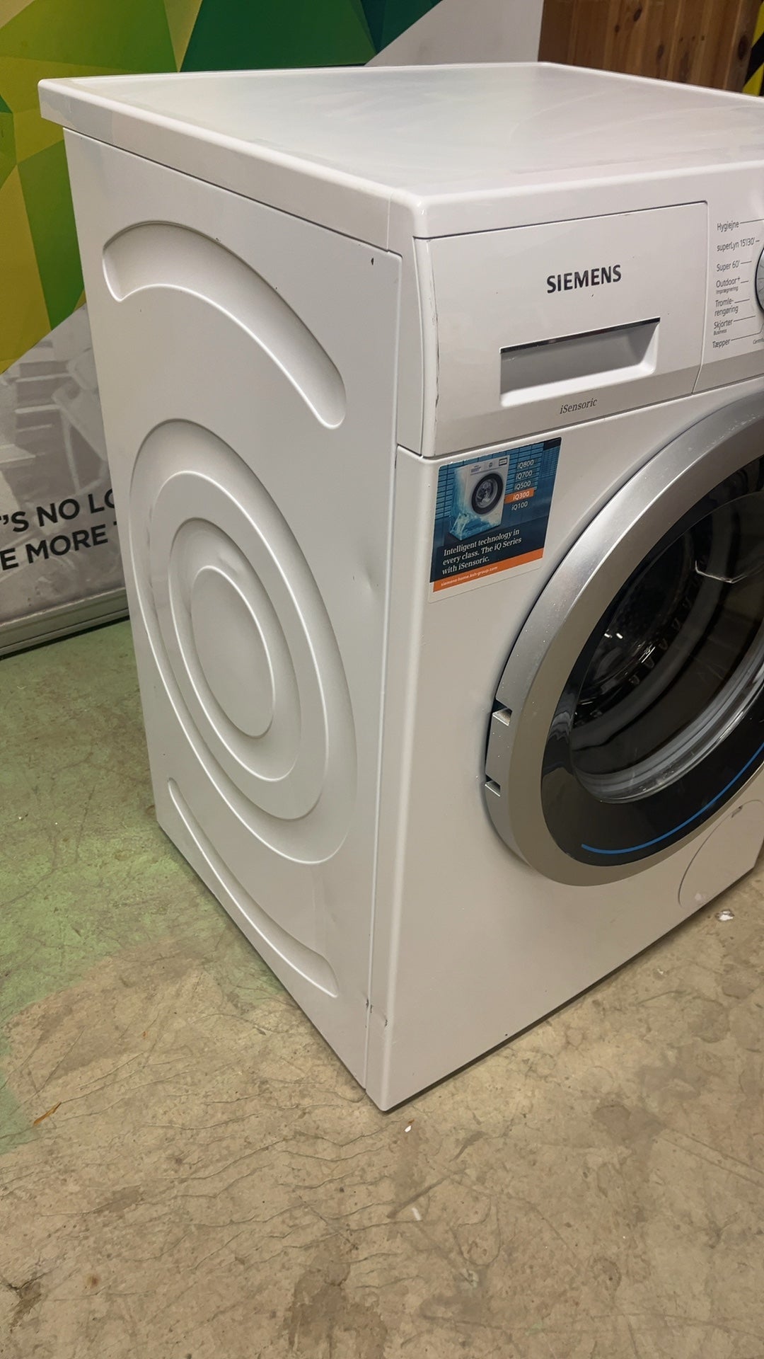 Siemens WM14N1B8DN vaskemaskin vaskemaskin - Norskombruk.no