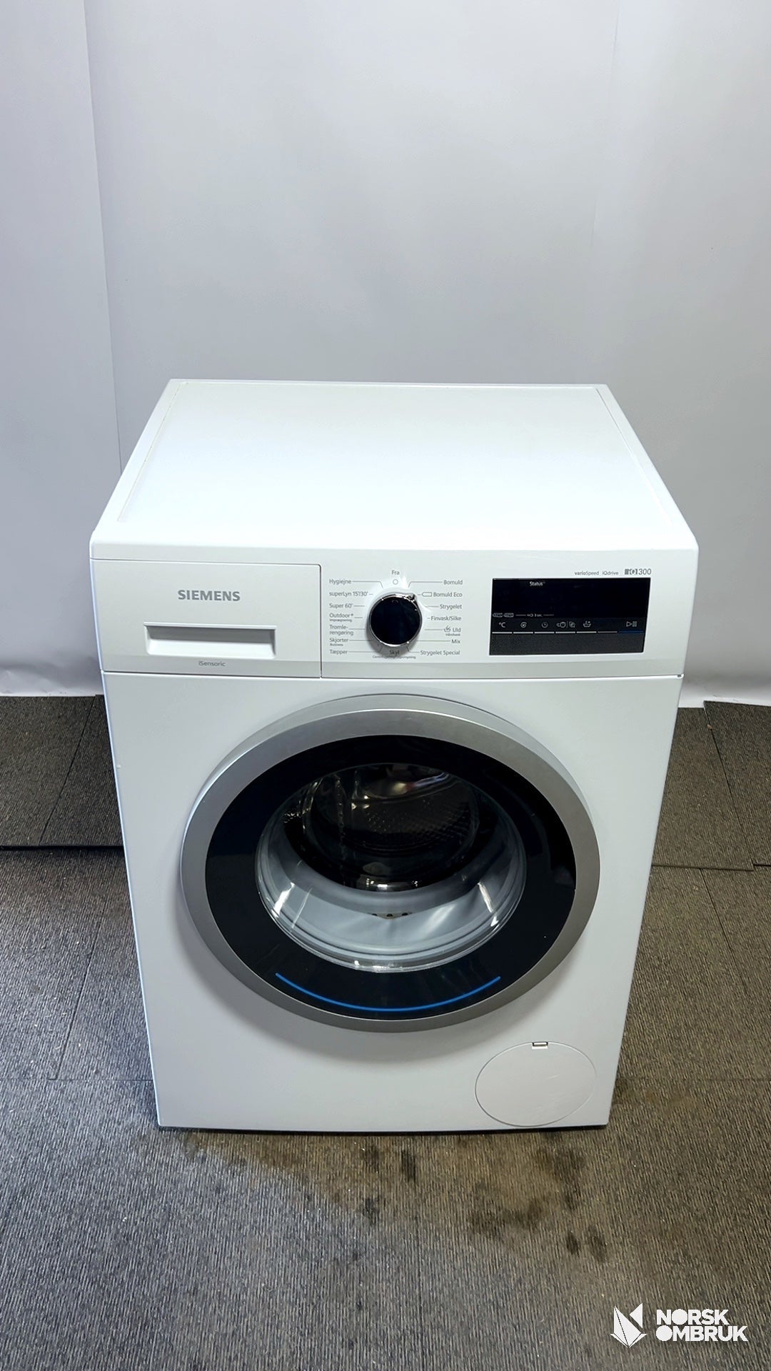 Siemens WM14N1B8DN vaskemaskin Vaskemaskin - Norskombruk.no