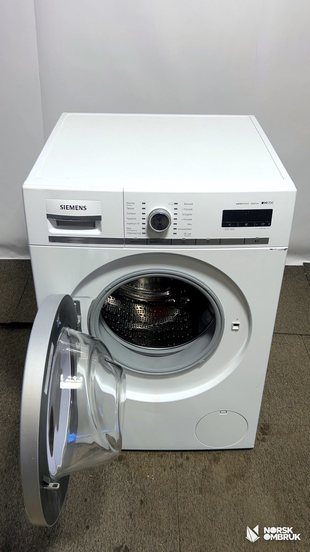 Siemens WM14W447DN vaskemaskin Vaskemaskin - Norskombruk.no