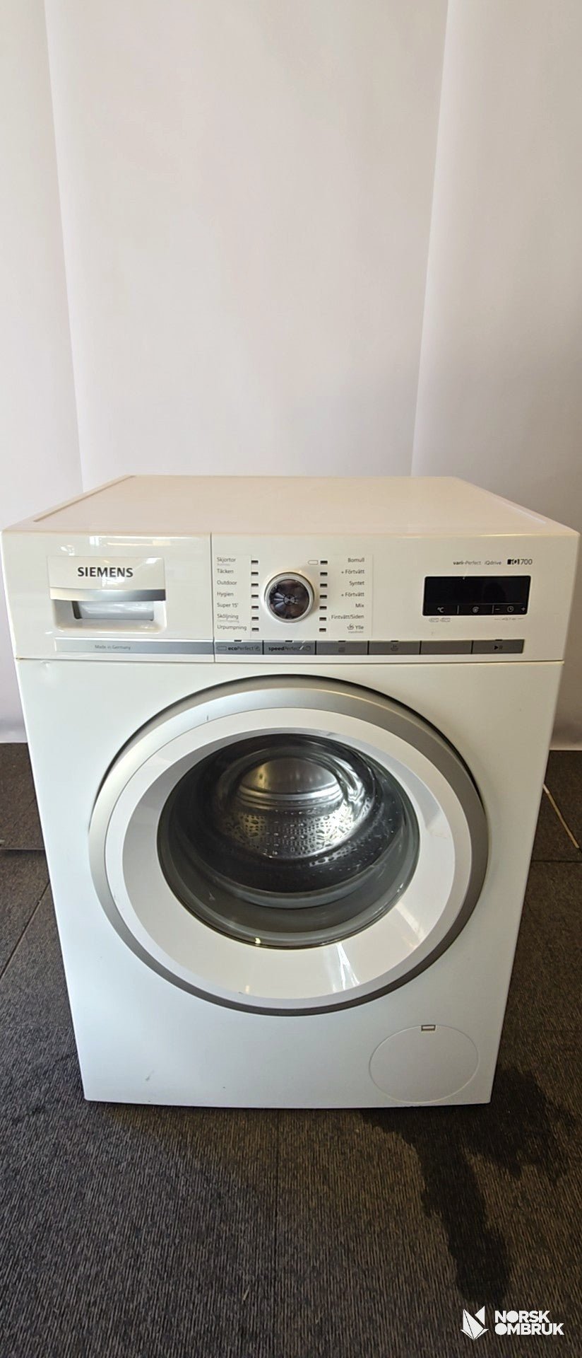 Siemens WM14W447DN vaskemaskin Vaskemaskin - Norskombruk.no