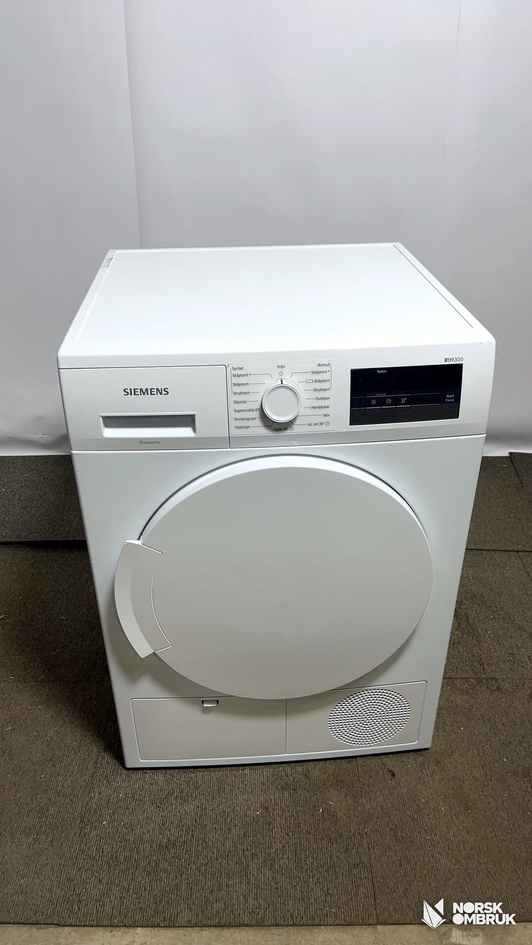 Siemens WT43H007DN tørketrommel Tørketrommel - Norskombruk.no