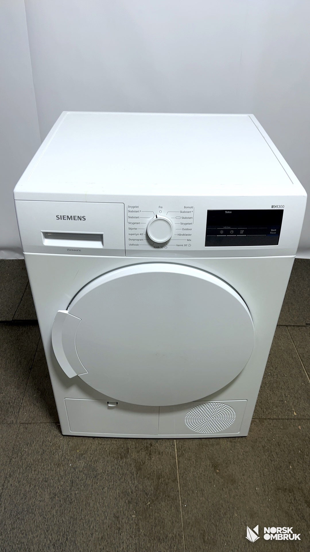 Siemens WT43H007DN tørketrommel Tørketrommel - Norskombruk.no
