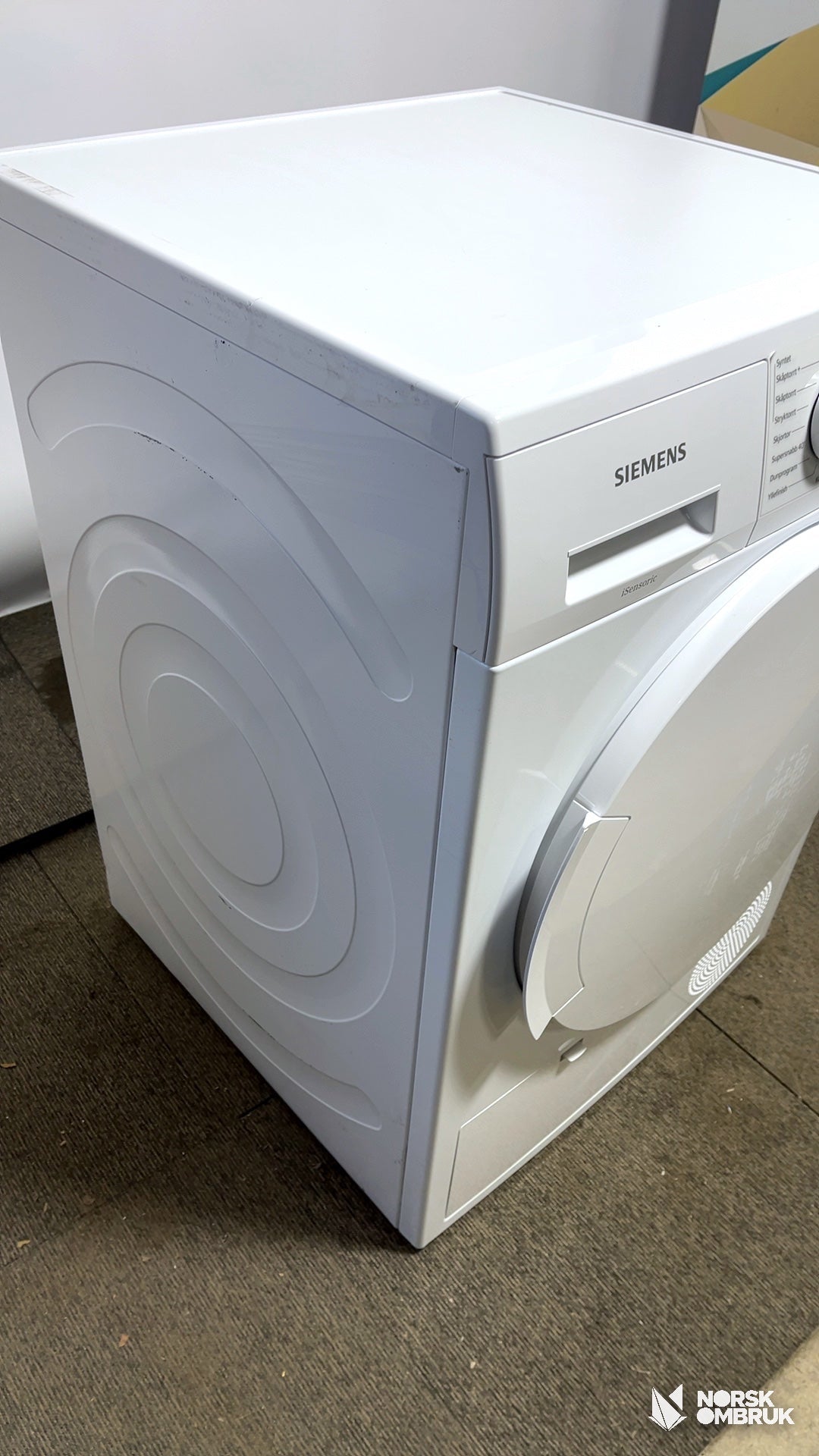 Siemens WT43H007DN tørketrommel Tørketrommel - Norskombruk.no