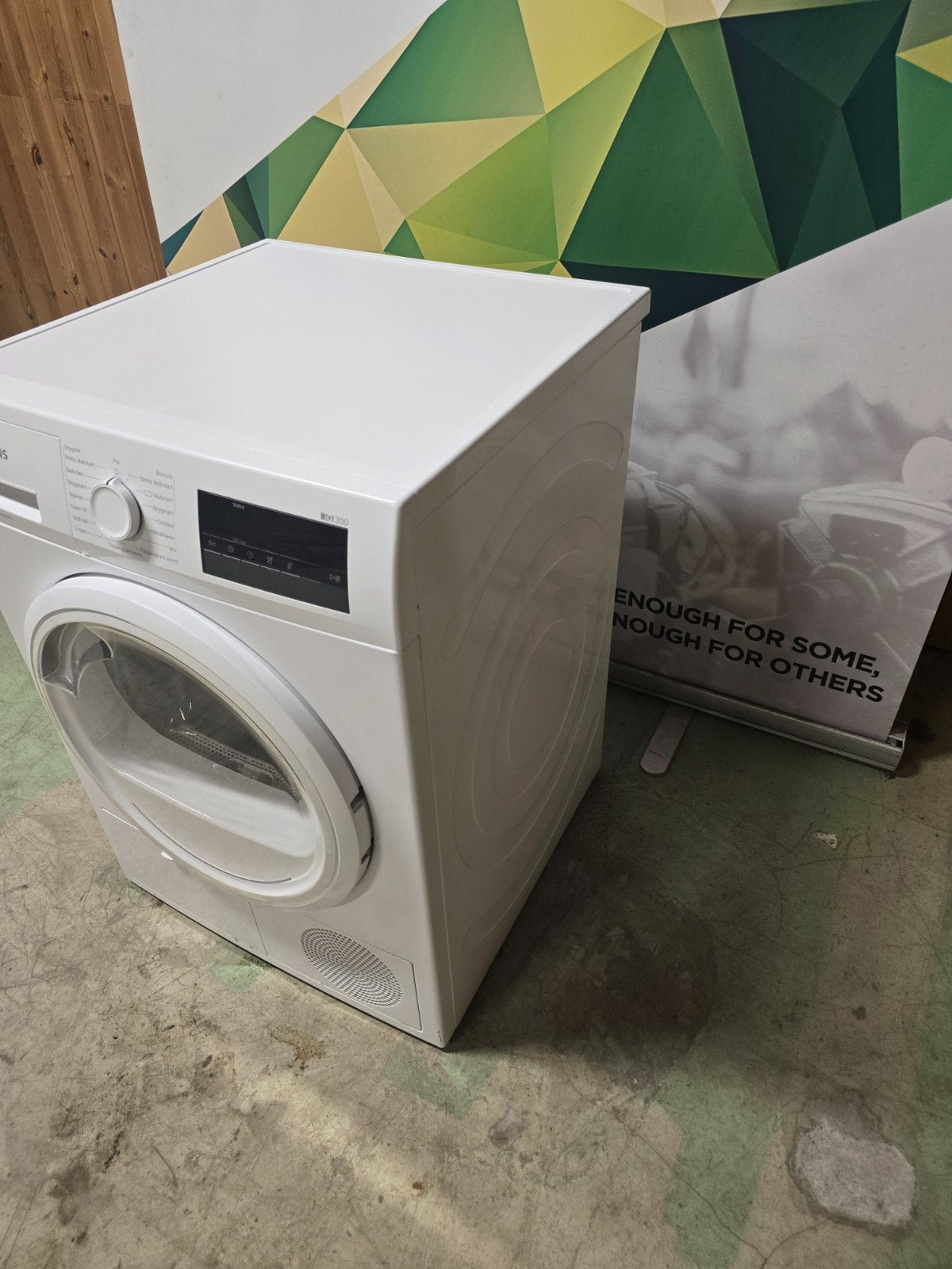 Siemens WT45H2L7DN iQ300 varmepumpetørketrommel Tørketrommel - Norskombruk.no