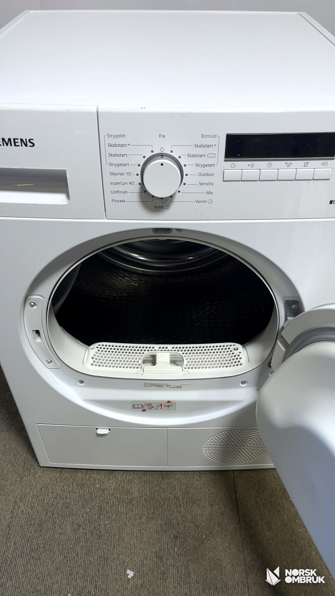 Siemens WT46B267DN tørketrommel Tørketrommel - Norskombruk.no
