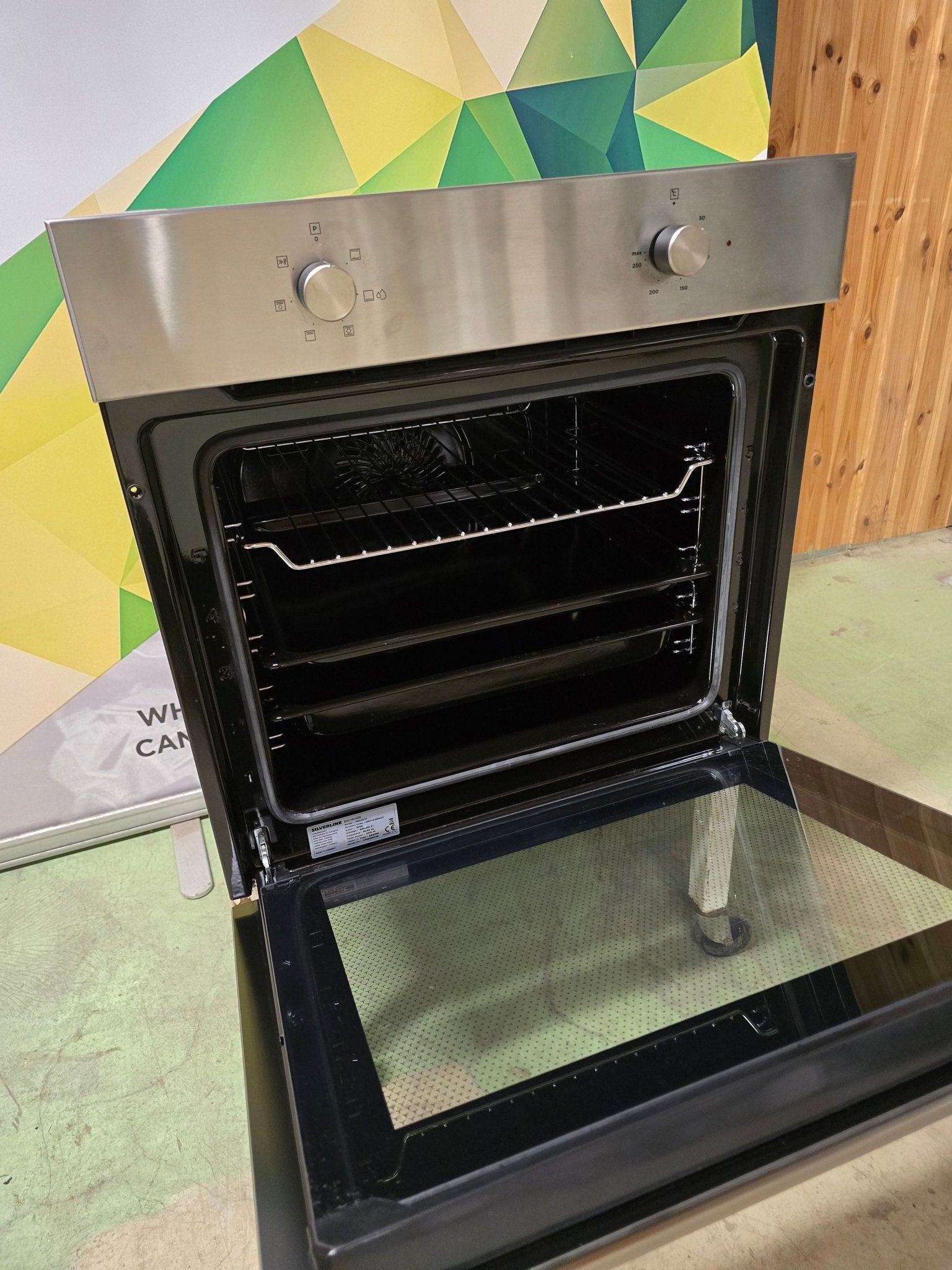 Silverline PEO651X innbyggingsovn Integrert stekeovn - Norskombruk.no