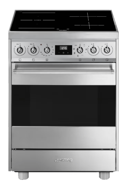 Smeg Classic induksjonskomfyr C6IMX9 Induksjonskomfyr - Norskombruk.no