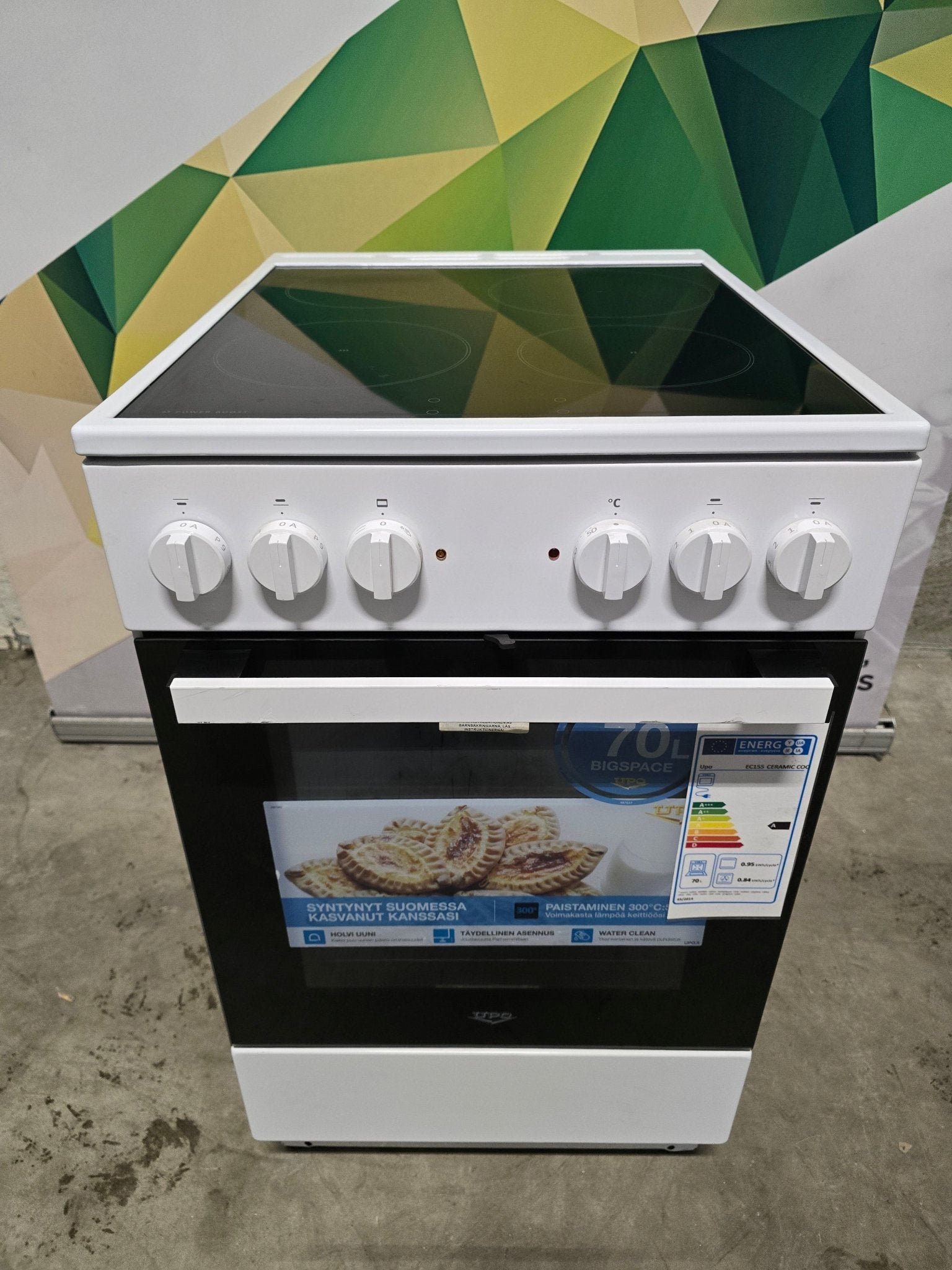 UPO EI155 – Induksjonskomfyr (50cm) Induksjonskomfyr - Norskombruk.no