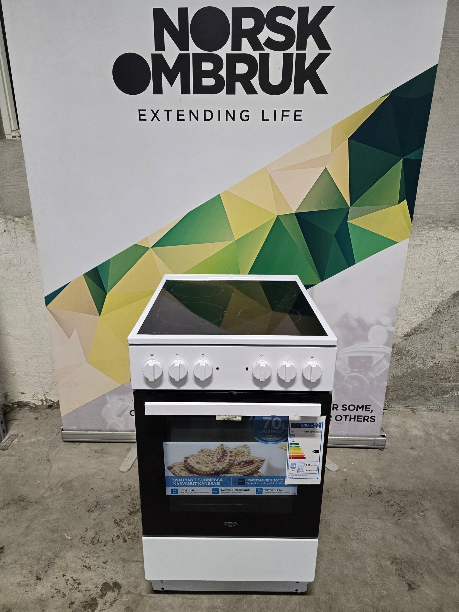 UPO EI155 – Induksjonskomfyr (50cm) Induksjonskomfyr - Norskombruk.no