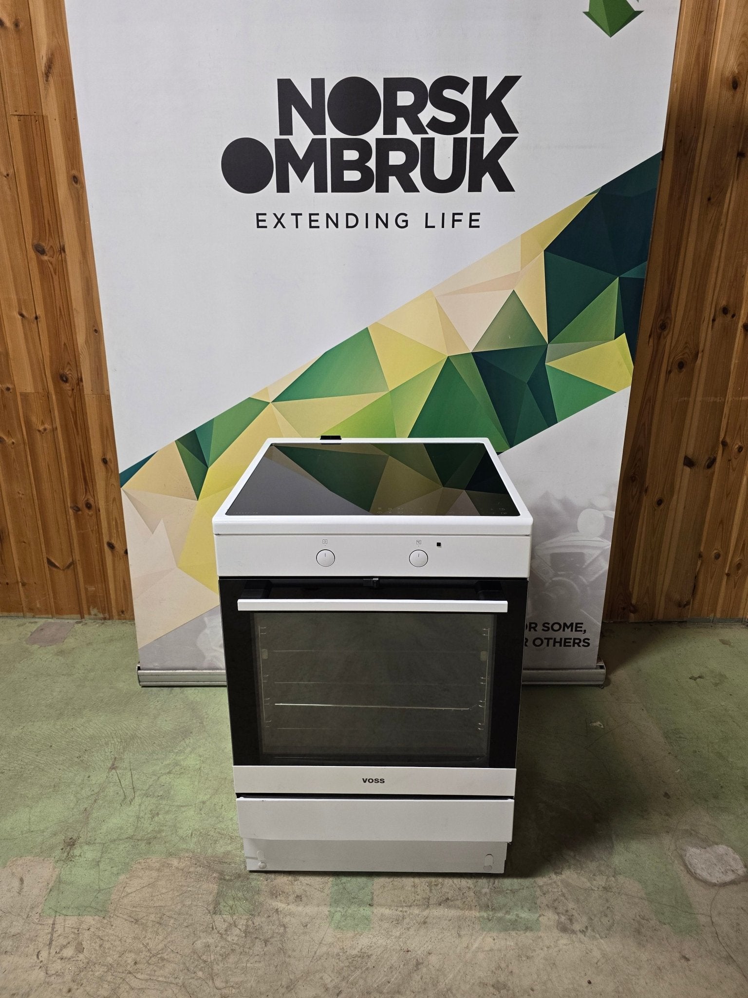 Voss-Electrolux VKI60350HV frittstående induksjonskomfyr Induksjonskomfyr - Norskombruk.no