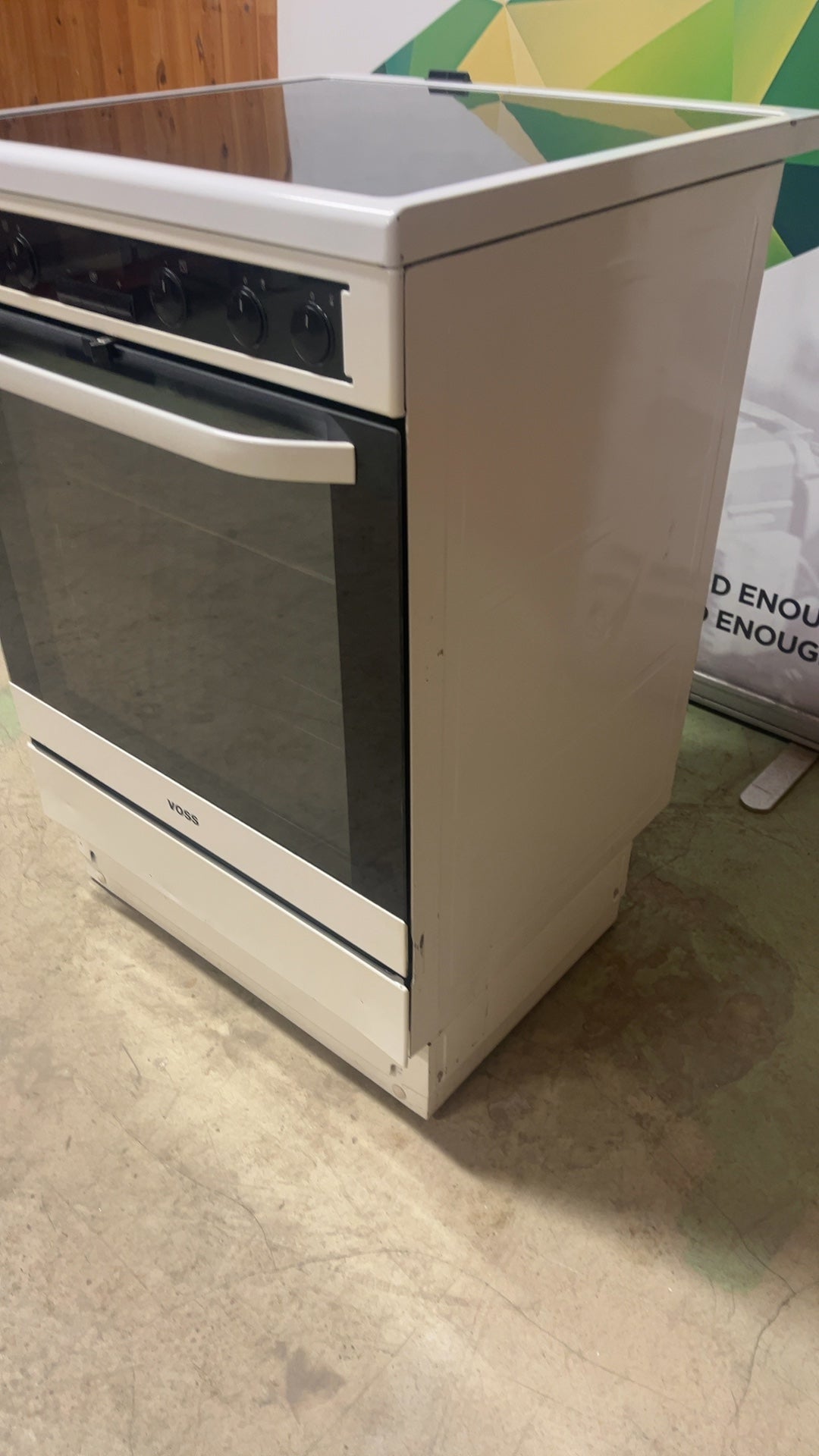 Voss ELI14340HV induksjonskomfyr kombiskap/komfyr - Norskombruk.no