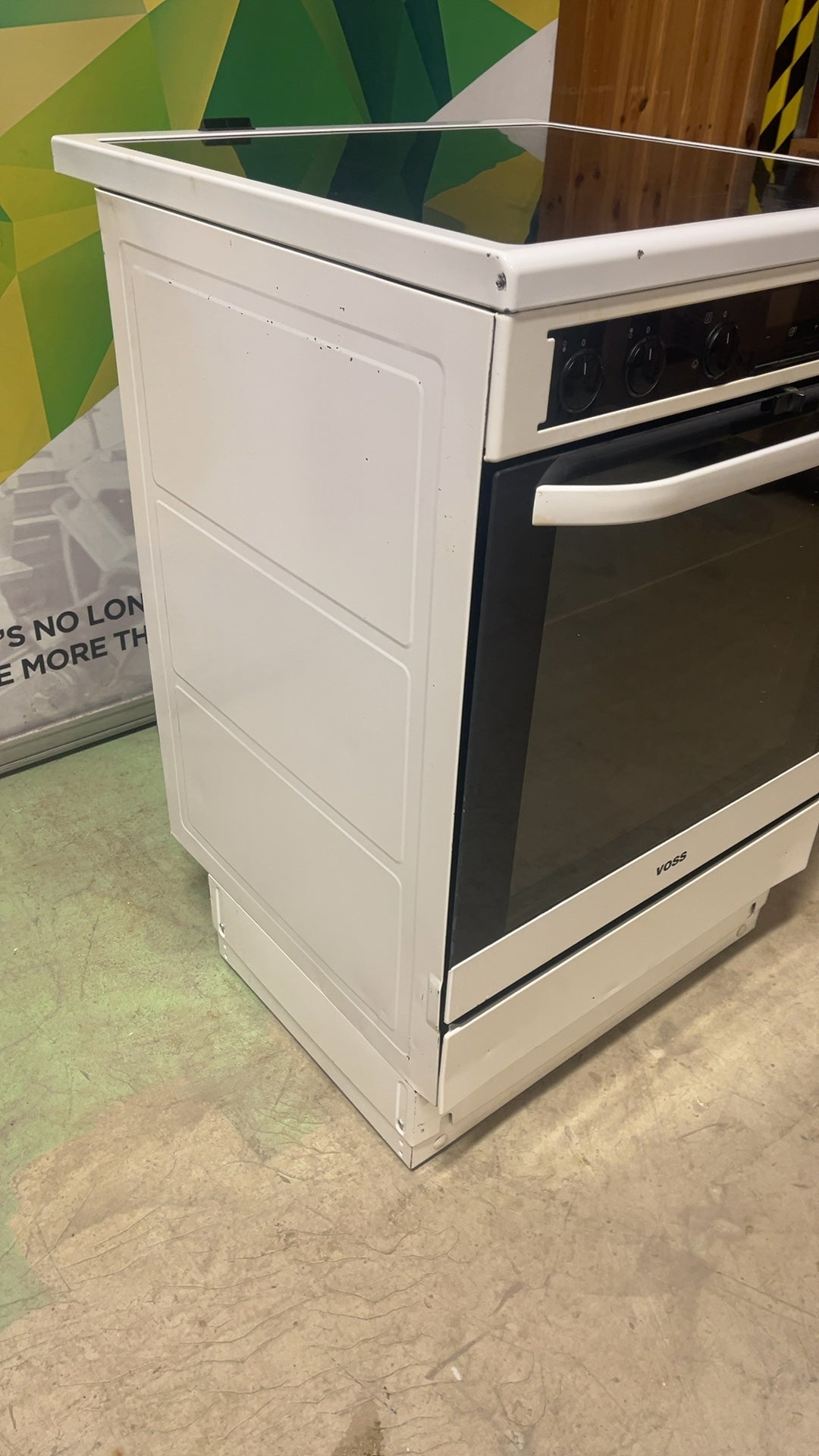 Voss ELI14340HV induksjonskomfyr kombiskap/komfyr - Norskombruk.no