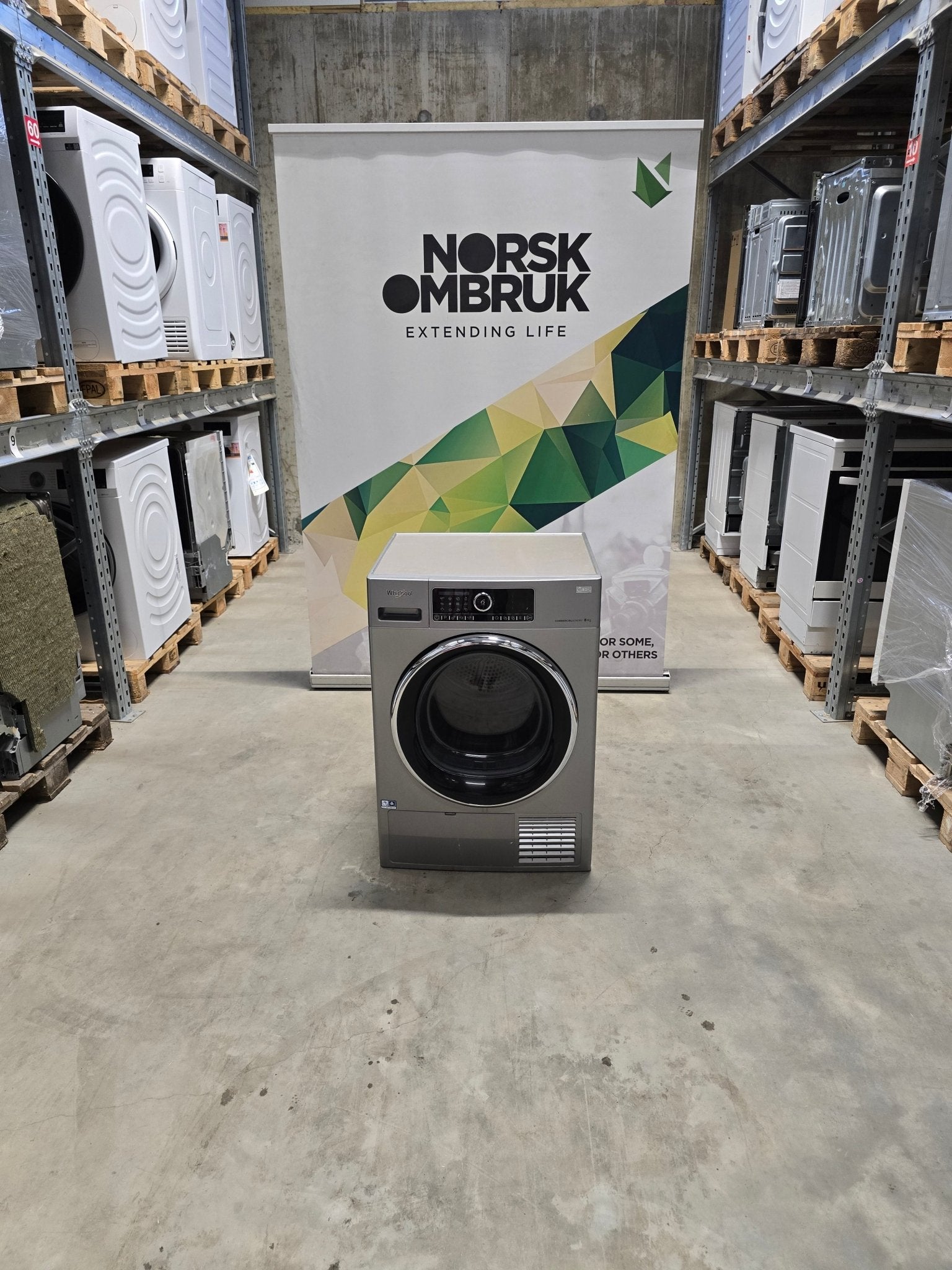 Whirlpool AWZ 8HPS/PRO – Profesjonell tørketrommel Varmepumpetørketrommel - Norskombruk.no