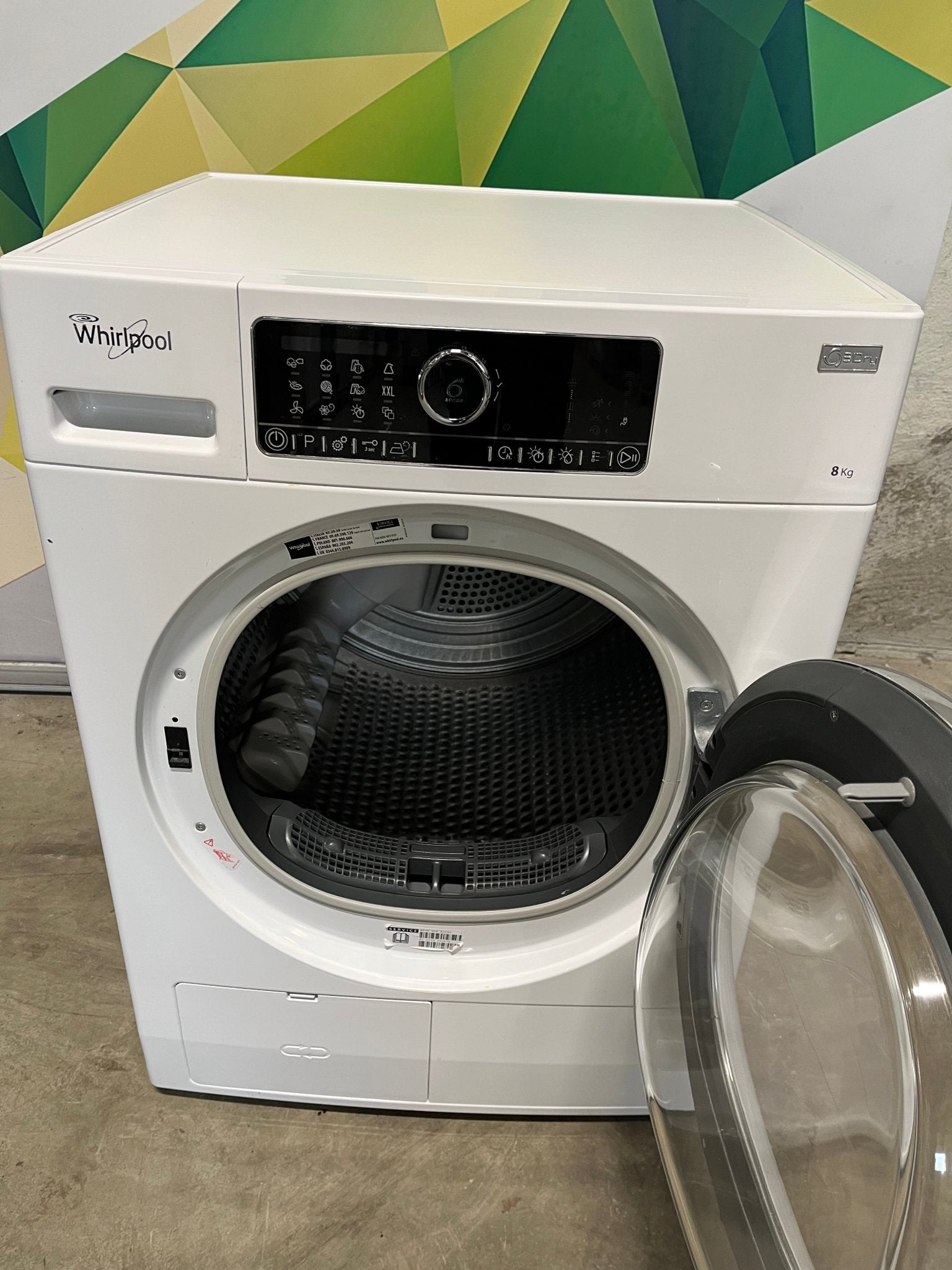 Whirlpool HSCX80426 varmepumpetørketrommel Varmepumpetørketrommel - Norskombruk.no