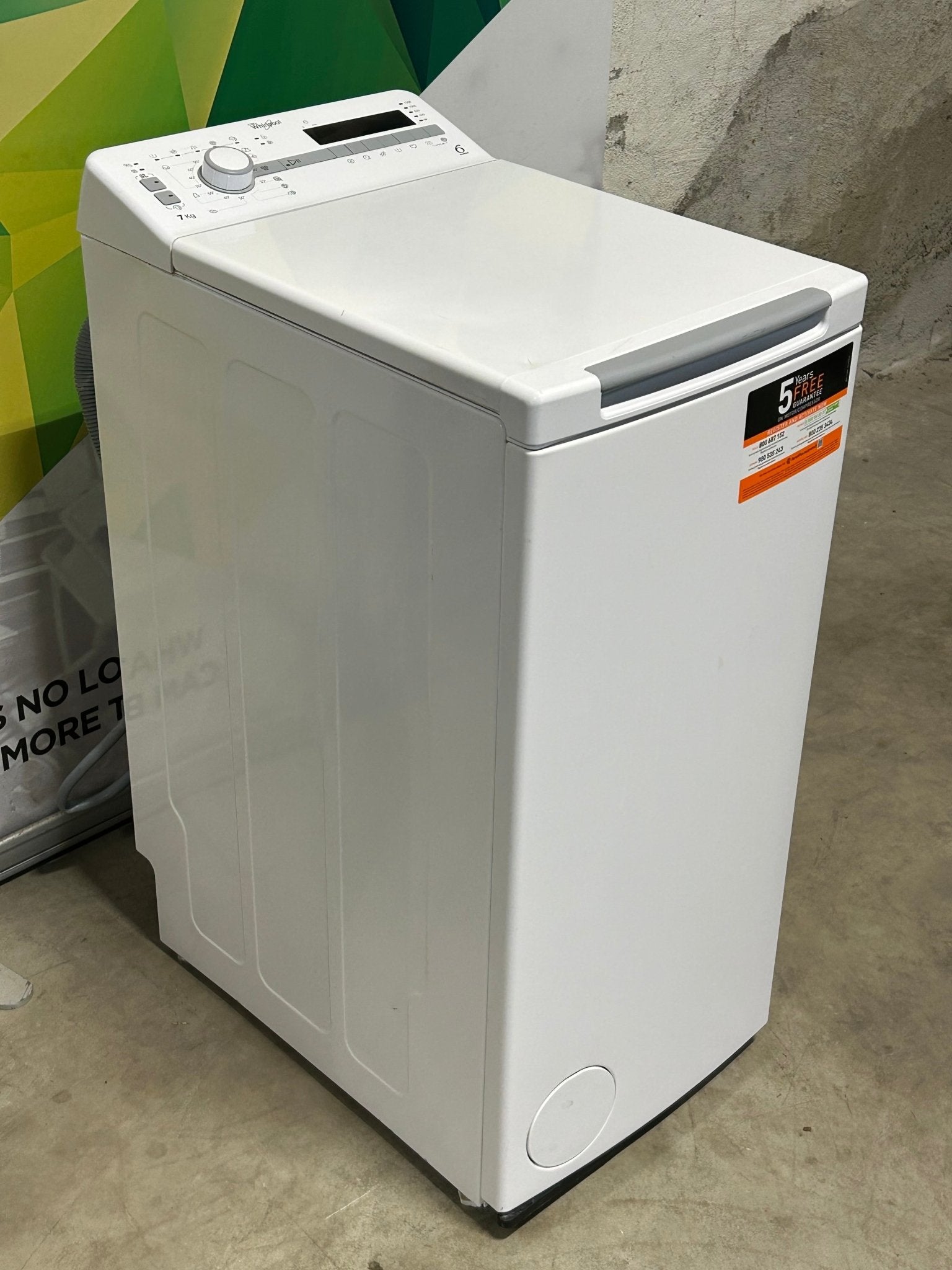 Whirlpool toppmatet Vaskemaskin TDLR 70210 Toppmatet Vaskemaskin - Norskombruk.no