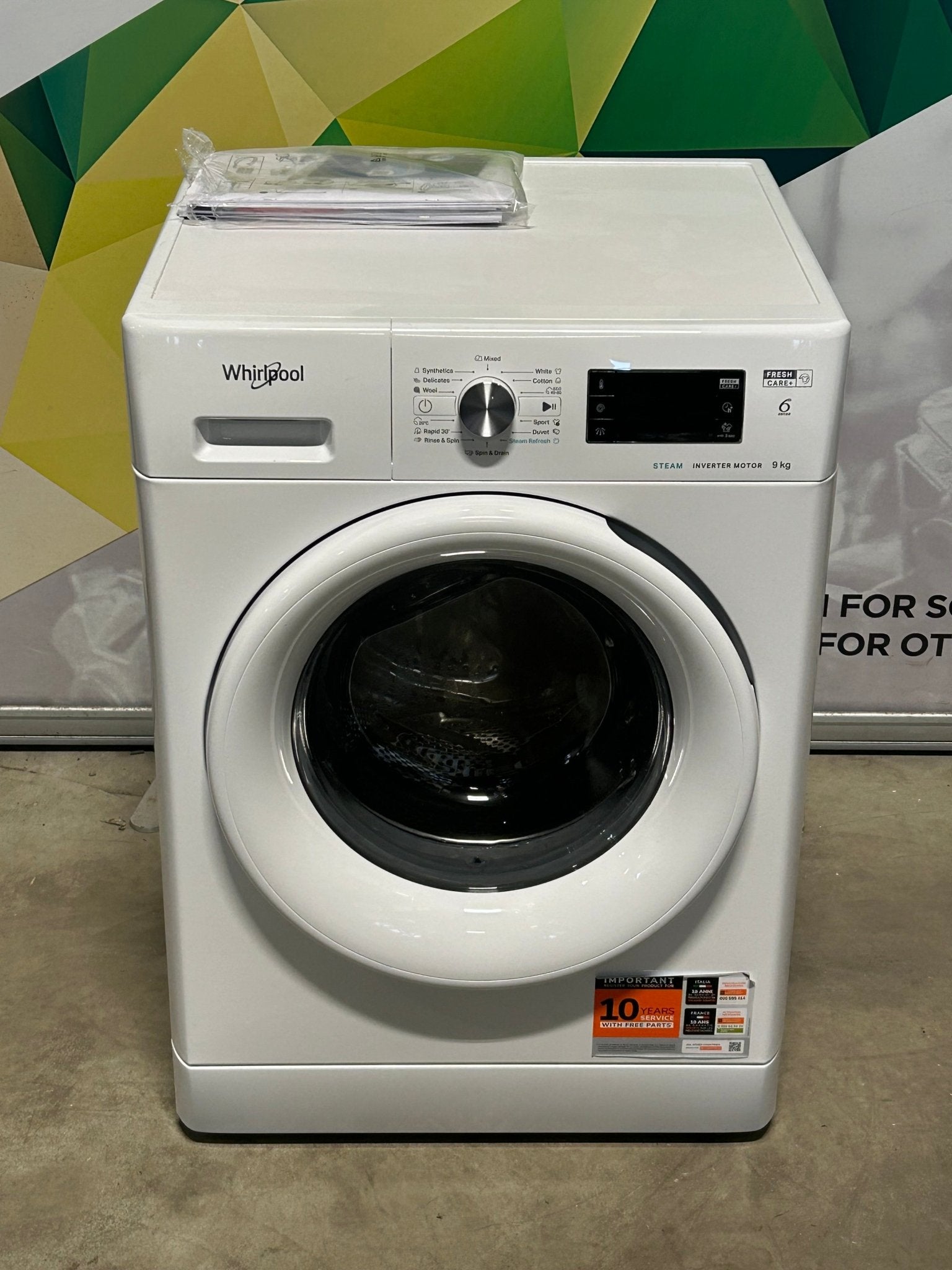 Whirlpool vaskemaskin FFB 9469 WV EE Vaskemaskin - Norskombruk.no