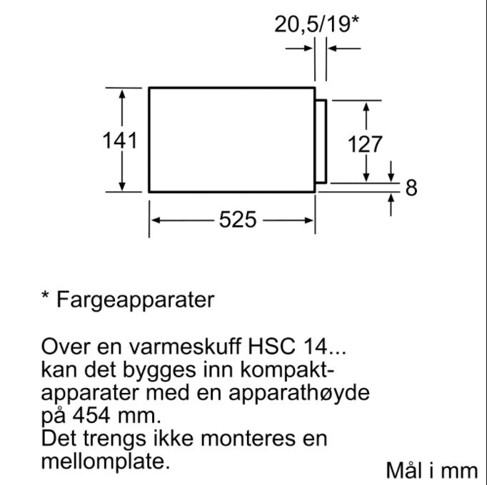 Bosch Varmeskuff HSC140P51 Varmeskuff - Norskombruk.no